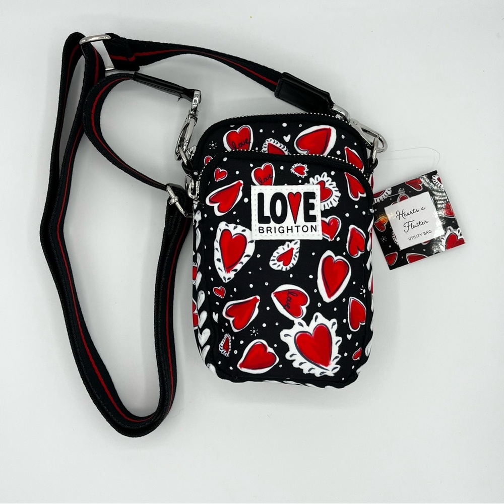 NEW —BRIGHTON- “hearts a Flutter” Utility Bag- 
crossbody bag